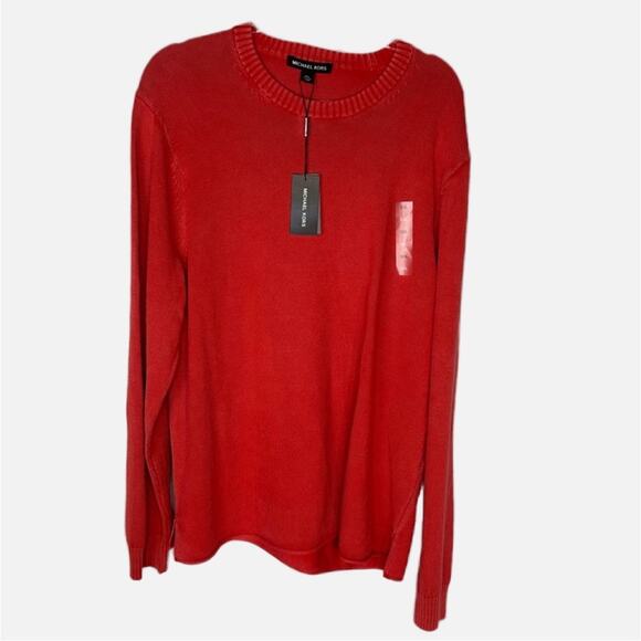 Michael Kors 100% Cotton Distressed Sweater - Picture 1 of 8
